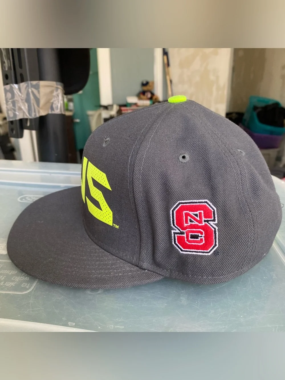 NIKE CWS NC State Wolfpack College World Series Baseball Hat Mens Black Snapback